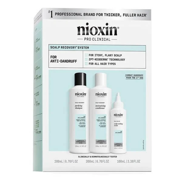Nioxin New Scalp Recovery, Pflegeset für schuppenanfälliges Haar, 1 Stk