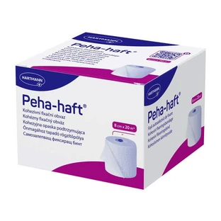 Peha-haft, bandage de soutien, cohésif, 8 cm x 20 m, 1 pièce.