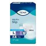 TENA Slip ProSkin Maxi, Windeln, Größe L, 10 Stück.