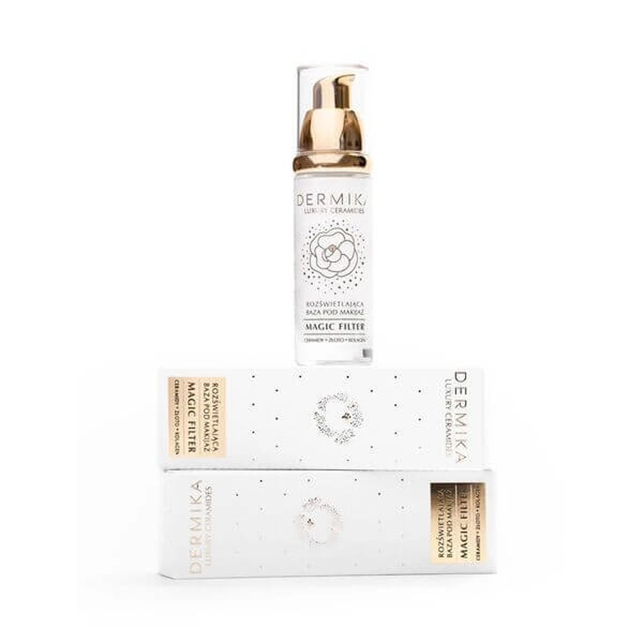 Dermika Luxury Ceramides, bază de machiaj iluminatoare, 30 ml