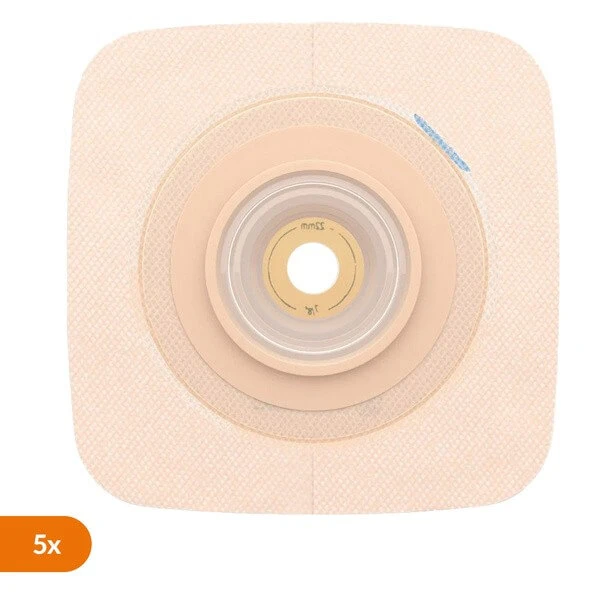 Natura Durahesive Convex, Stomaplatte, Ziehharmonika, 45/13-22 mm, 5 Stück