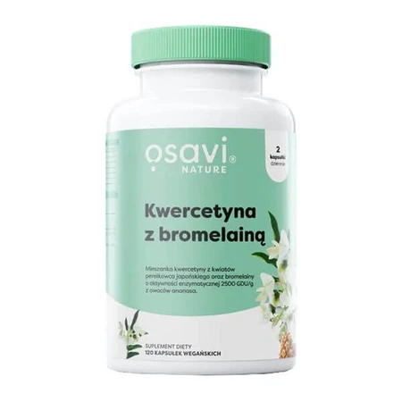 Osavi Quercetin mit Bromelain, Hartkapseln, 120 Stück.