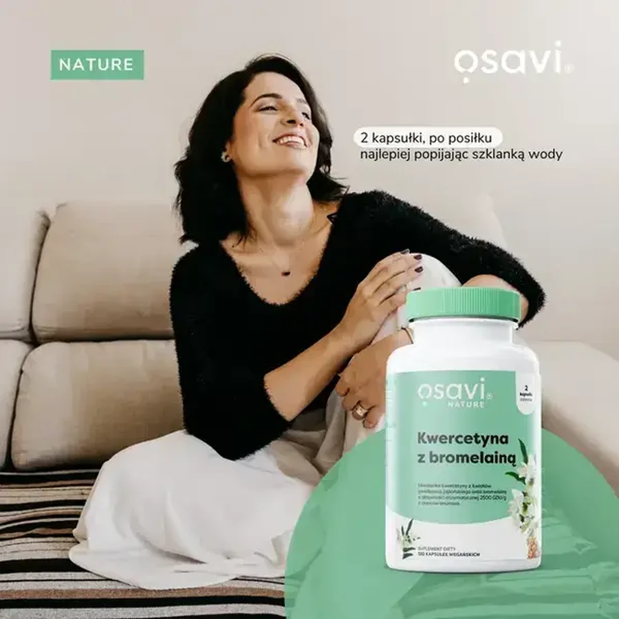 Osavi Quercetin mit Bromelain, Hartkapseln, 120 Stück.