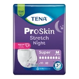 Tena Stretch ProSkin Super Night, Nachtwindeln, Größe M, 10 Stück.