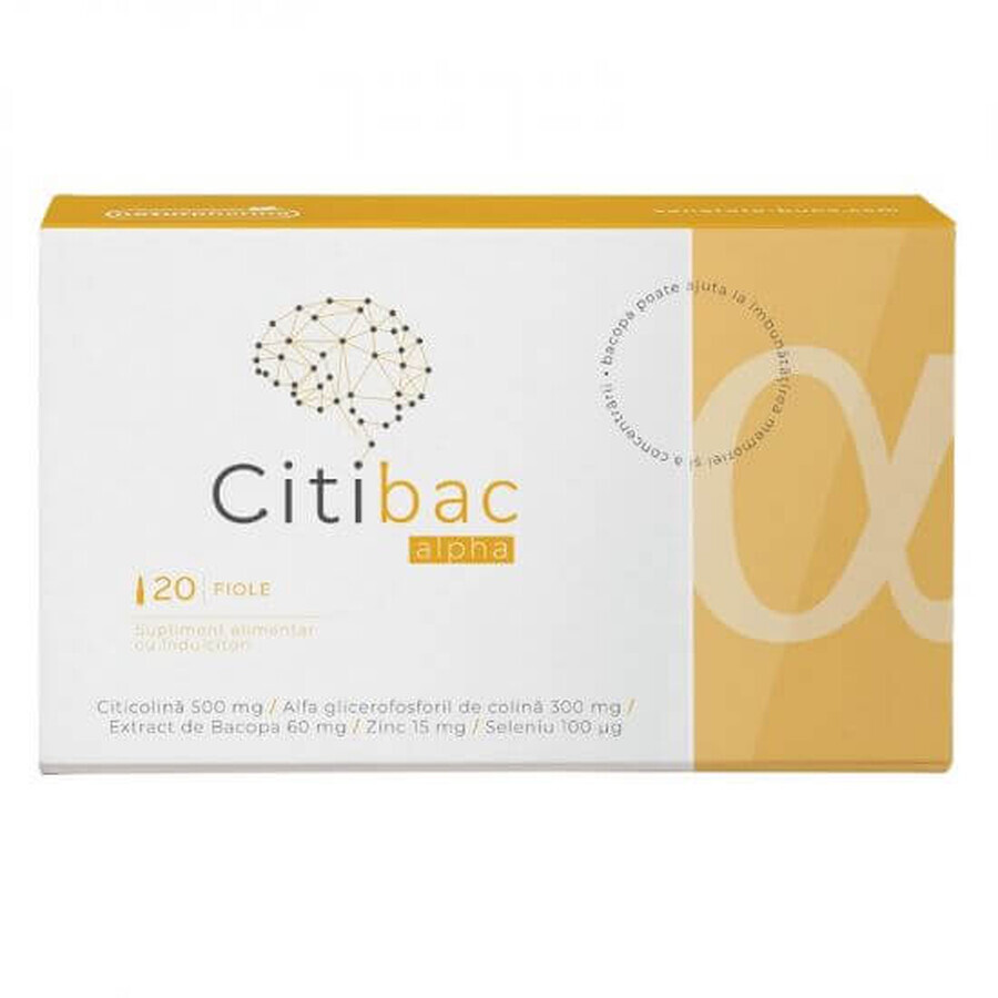 Citibac Alpha, 20 ampoules, Naturpharma