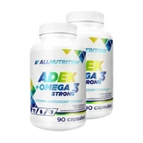 2er-Set Allnutrition ADEK + Omega 3 Strong, Kapseln, 90 Stück.