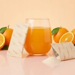 Sundose Everyday For Skin Anti-Aging, powder sachets, orange flavor, 15 pcs.