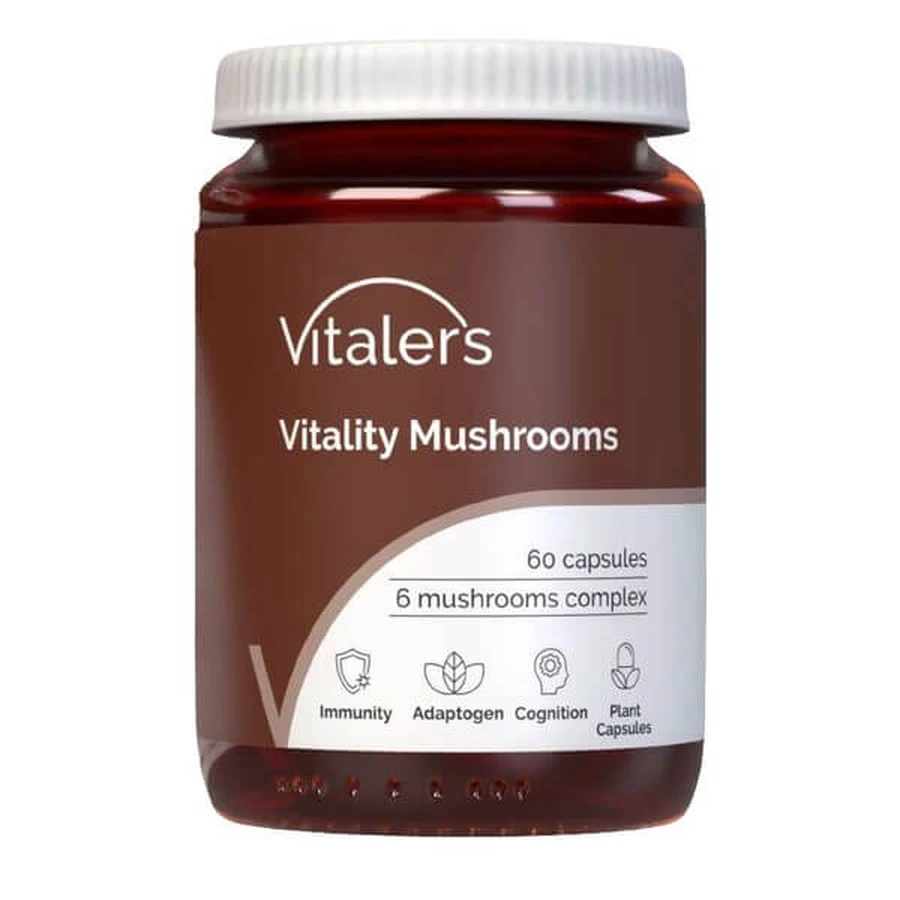 Vitalers Vital Mushrooms, capsule, 60 buc.