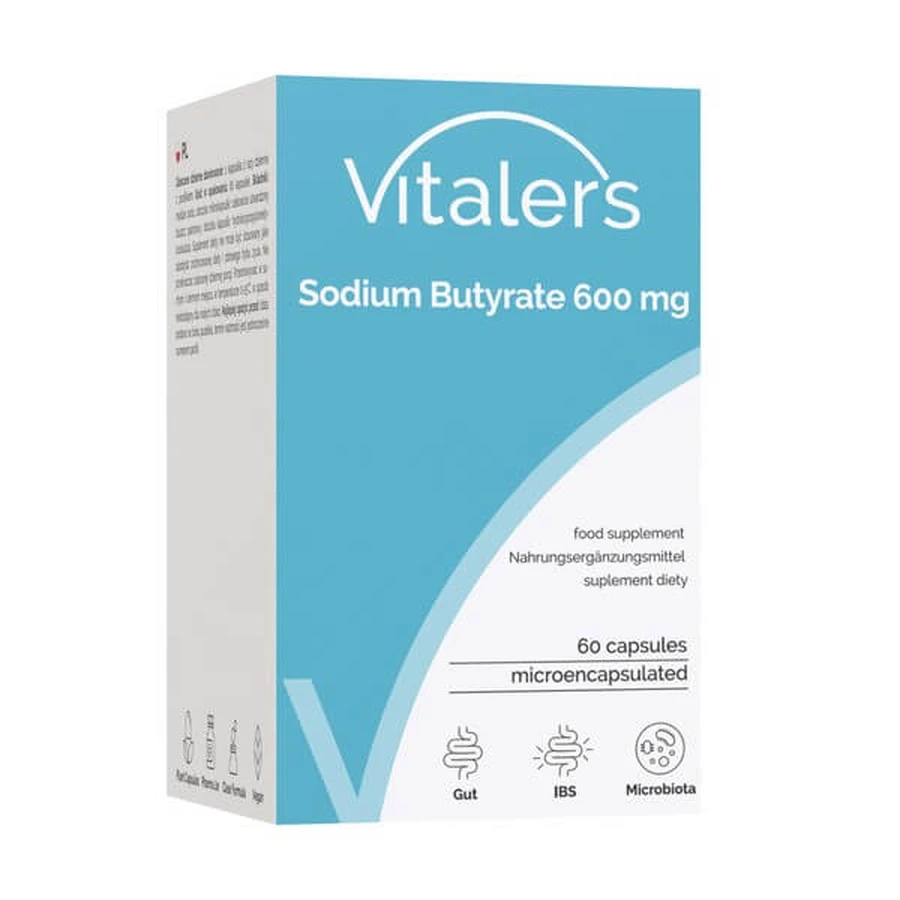 Vitalers Natriumbutyrat 600 mg, Kapseln, 60 Stück.