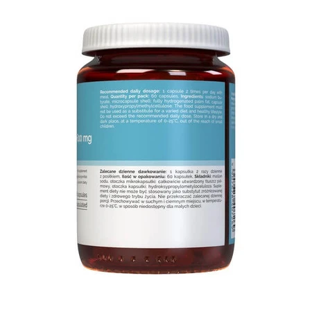 Vitalers Natriumbutyrat 600 mg, Kapseln, 60 Stück.