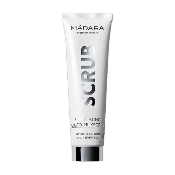 Madara Cleansing, Exfoliating Oil-to-Milk Scrub, Gesichtspeeling, 60 ml
