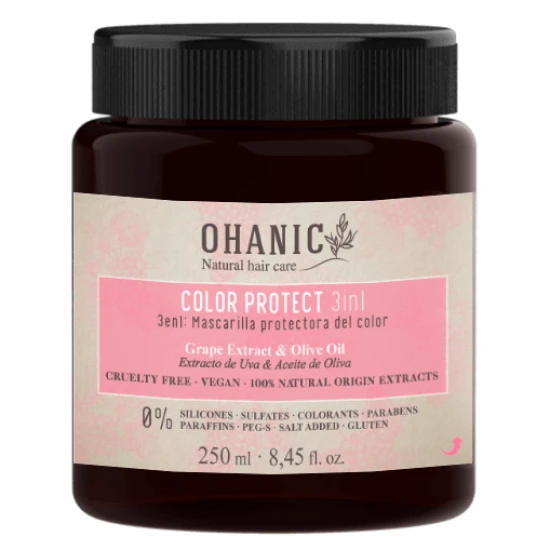 3 in 1 Haarmaske für Farbschutz, 250 ml, Ohanic