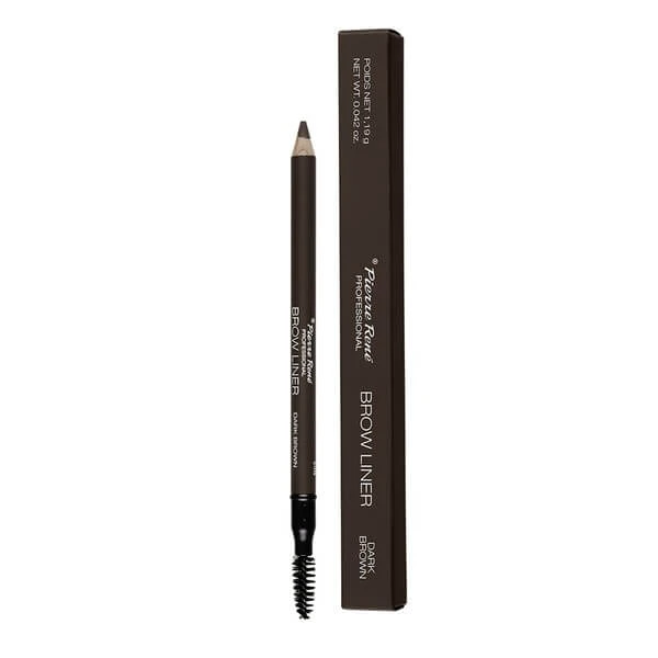 Pierre Rene, Augenbrauenstift mit Bürste Brown Liner Nr. 04 Dunkelbraun, 1,19 g