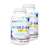2er-Set Allnutrition Omega 3-6-9 Strong, Kapseln, 90 Stück.