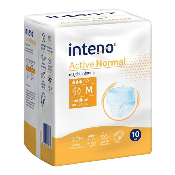 Inteno Active Normal, saugfähige Höschen, Größe M, 10 Stück