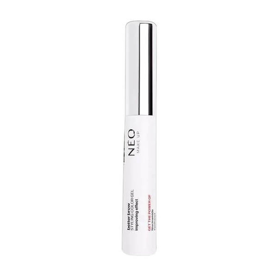Neo Make Up, Gel para cejas, Marrón oscuro, 4 ml