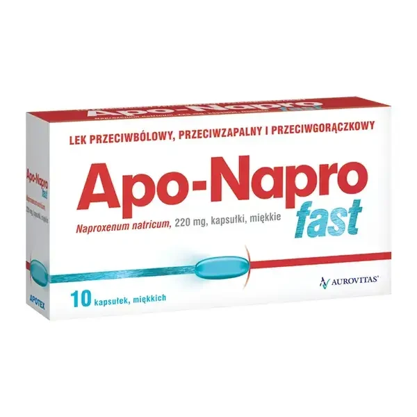 Apo-Napro Fast, 220 mg, Weichkapseln, 10 Stück
