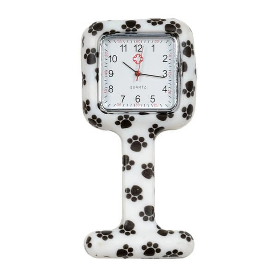 GIMA Krankenpflege-Uhr-Fußdruck Fantasie Krankenpflege-Uhr-Quadrat-Silikon-Uhr