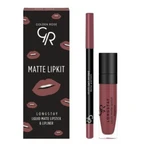 Golden Rose Matte Lipkit, Lippenschminkset, taupe, 7,6 g