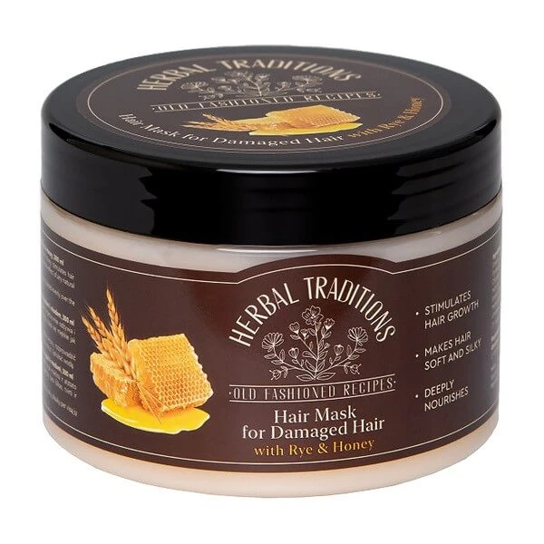 Herbal Traditions, Getreide und Honig, Haarmaske, 300 ml
