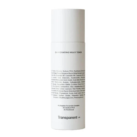 Transparent Lab C4 Hydrating Milky Toner, ein Toner, der die Hydrolipidbarriere stärkt, 130 ml