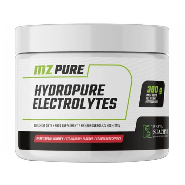 MZ Pure HydroPure Elektrolyte, Pulver, Erdbeergeschmack, 300 g