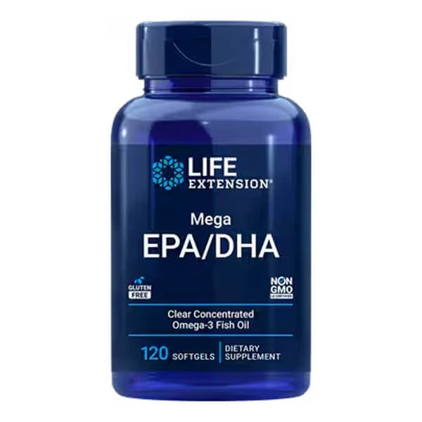 Life Extensions Mega EPA/DHA, Kapseln, 120 Stück