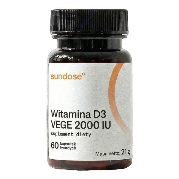 Sundose Vitamin D3 Vege 2000 IU, Hartkapseln, 60 Stück