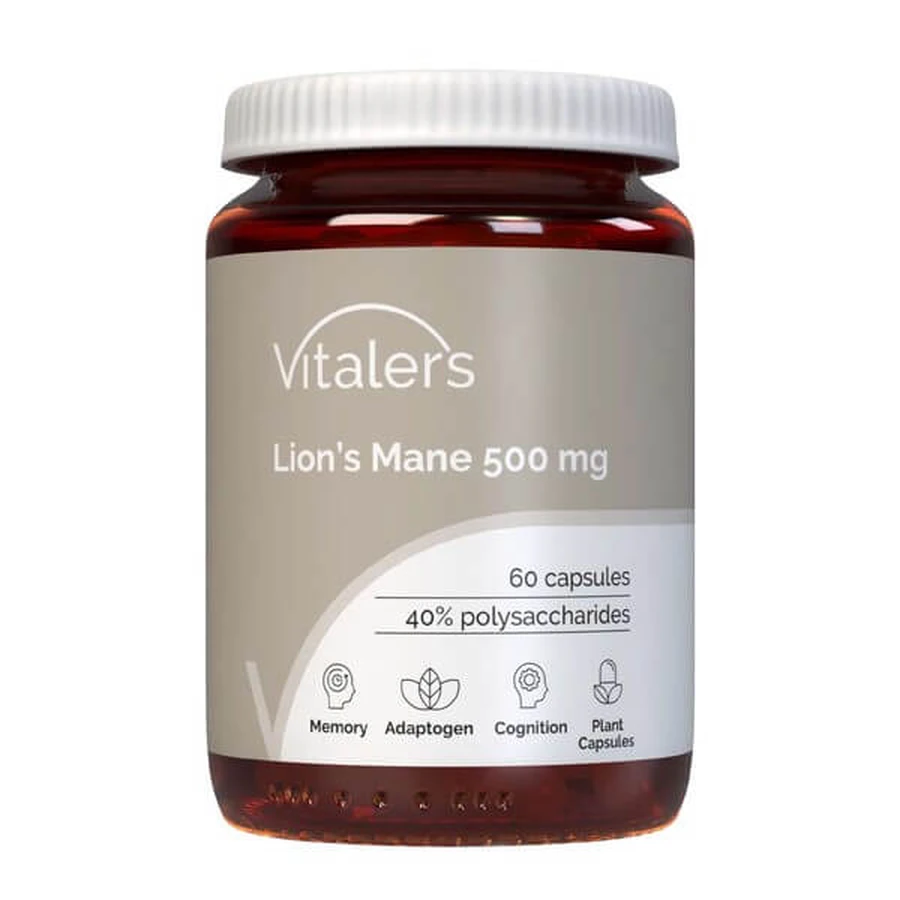 Vitalers Lion's Mane, cápsulas, 60 pcs.