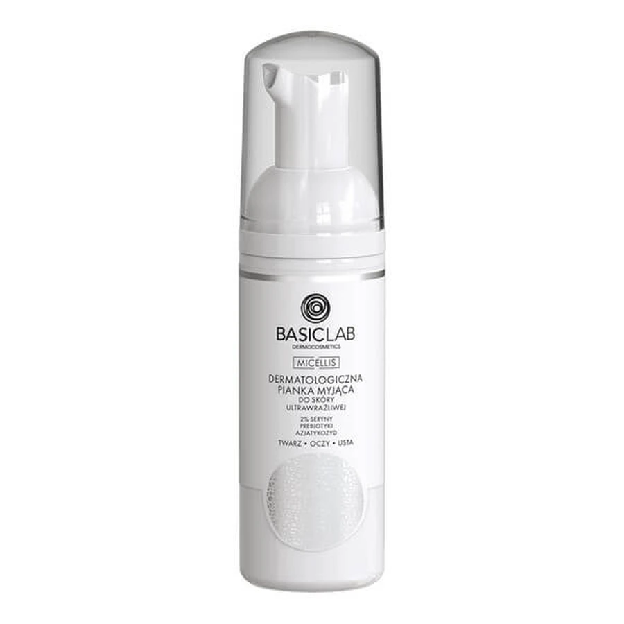 BasicLab Micellis, dermatologisch reinigingsschuim voor de ultragevoelige huid, 50 ml