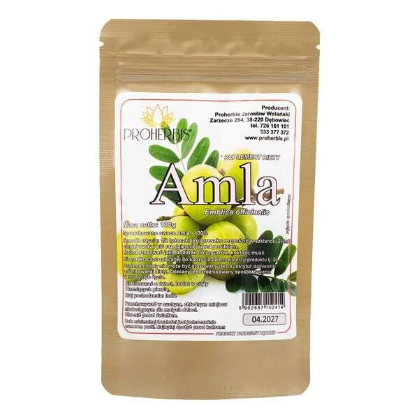 Proherbis Amla, Pulver, 100 g