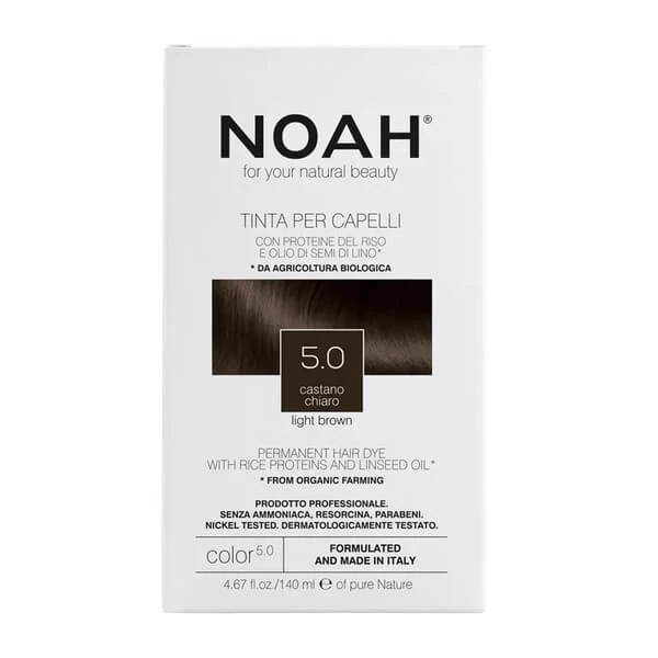 NOAH, Haarfärbemittel, 5.0 Hellbraun, 140 ml