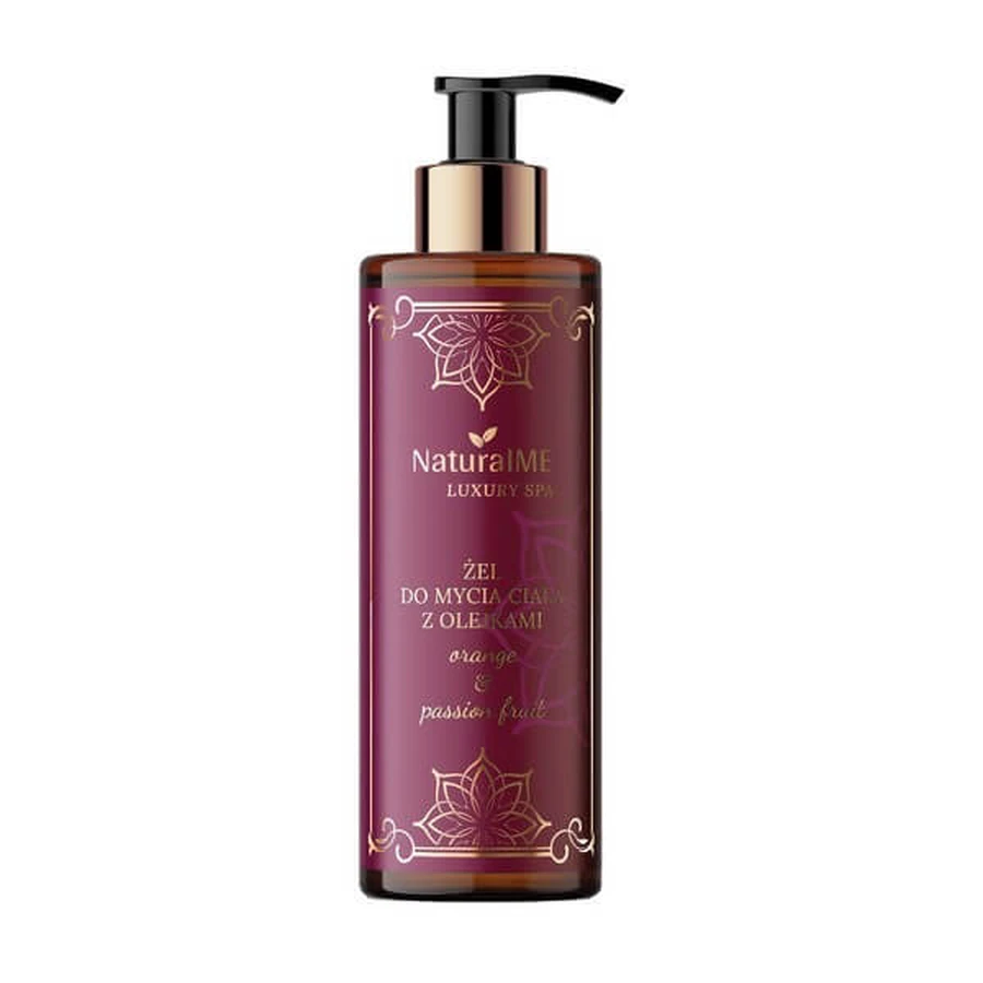 NaturalME Luxury SPA, gel de spălare a corpului, portocală &amp; fructul pasiunii, 250 ml