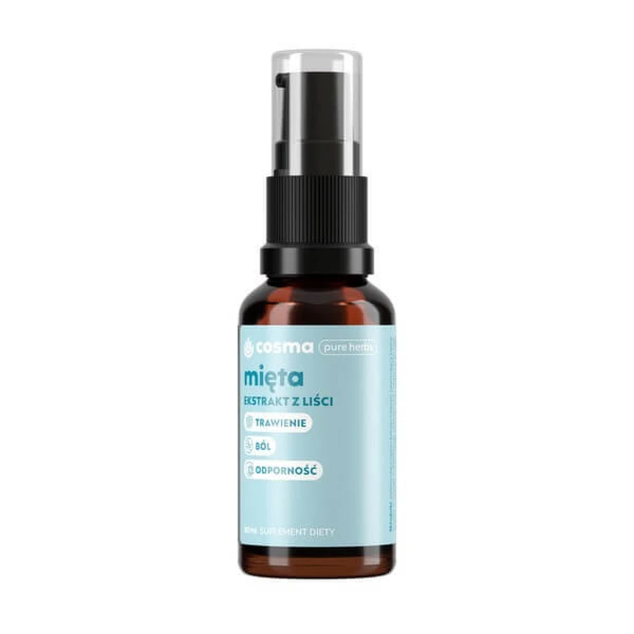 Cosma Pure Herbs Mentă, lichid, 30 ml