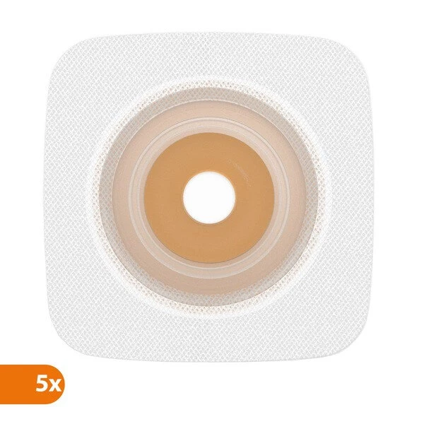 Natura Stomahaftmittel, Stomaplatte, Kunststoff, 45/13-22 mm, 5 Stück