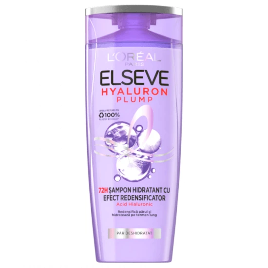 Feuchtigkeitsspendendes Shampoo für dehydriertes Haar Hyaluron Plump, 250 ml, Elseve