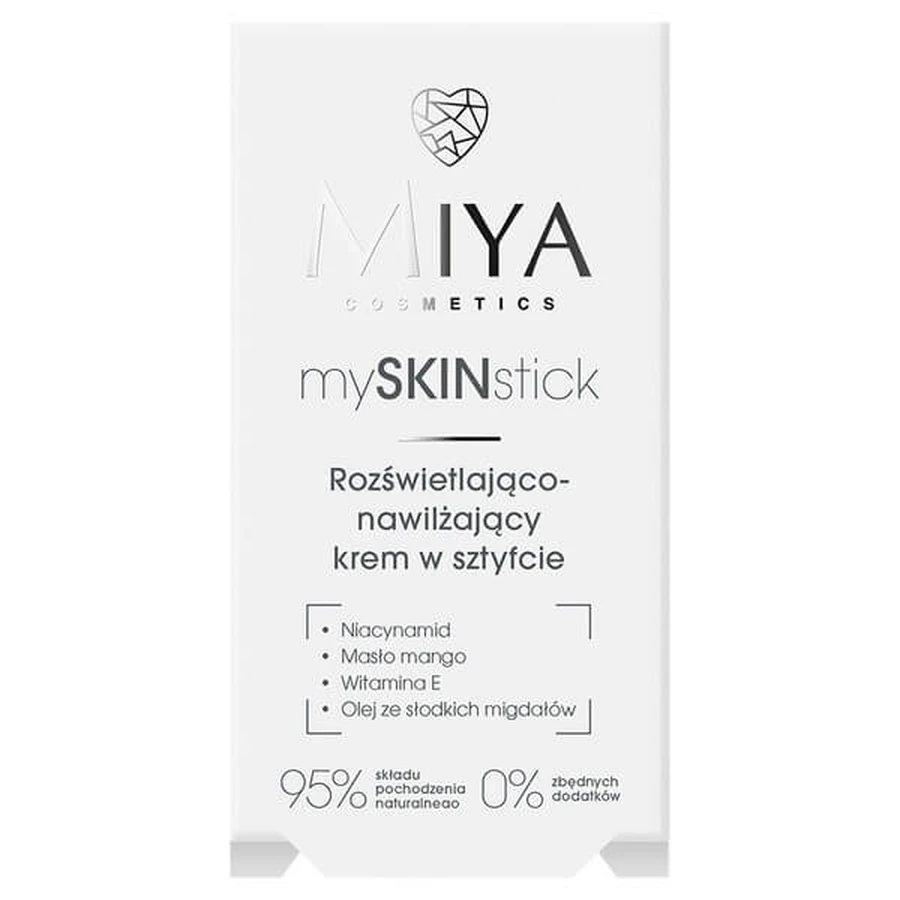 Miya Cosmetics mySKINstick, krem rozświetlająco-nawilżający w sztyfcie, 25 g: ceny i cechy