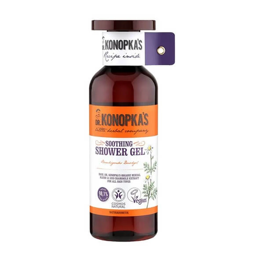Dr.Konopka's, kojący żel pod prysznic, 500 ml: ceny i cechy
