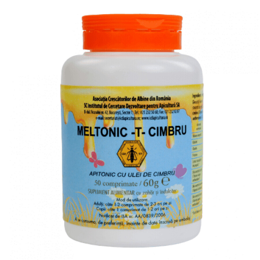 Meltonic T Thyme, 50 tablets, Bee Institute