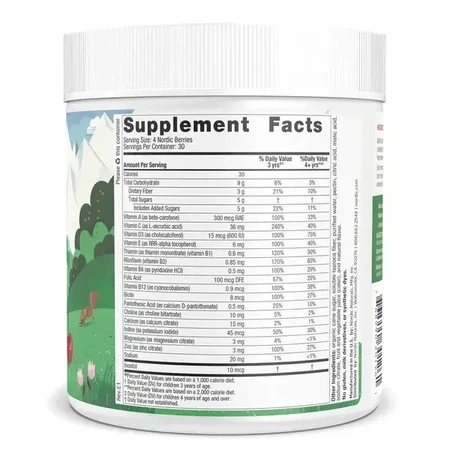 Nordic Berries Multivitamin, Cereza, gominolas, 120 uds.