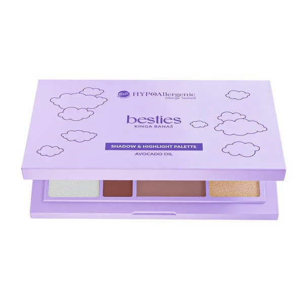 Bell HypoAllergenic x Besties, Lidschatten- und Highlighter-Set für das Gesicht, 15,5 g