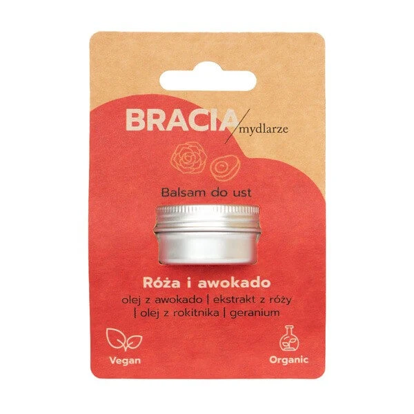 Soap Brothers, Lippenbalsam, Rose und Avocado, 15 ml