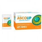 Ascolip Vitamina C Lipozomala cu aroma de portocale, 1000 mg, 30 plicuri, Liposhell