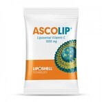 Ascolip Vitamina C Lipozomala cu aroma de portocale, 1000 mg, 30 plicuri, Liposhell