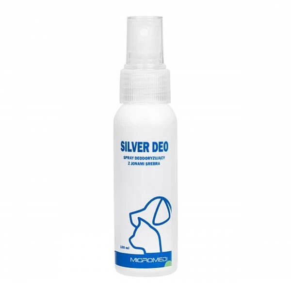 Micromed Vet Silver Deo, desodorierendes Spray für Hunde und Katzen, 100 ml