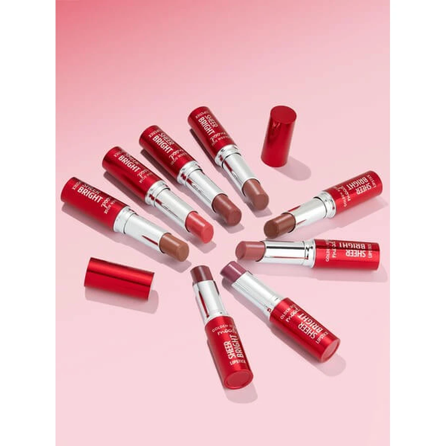 Golden Rose Mood Sheer Bright Lipstick, glänzender Lippenstift, 107, 3,3 g