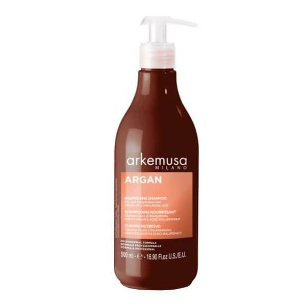 Arkemusa Milano Argan Nourishing, Shampoo für trockenes und dehydriertes Haar, 500 ml