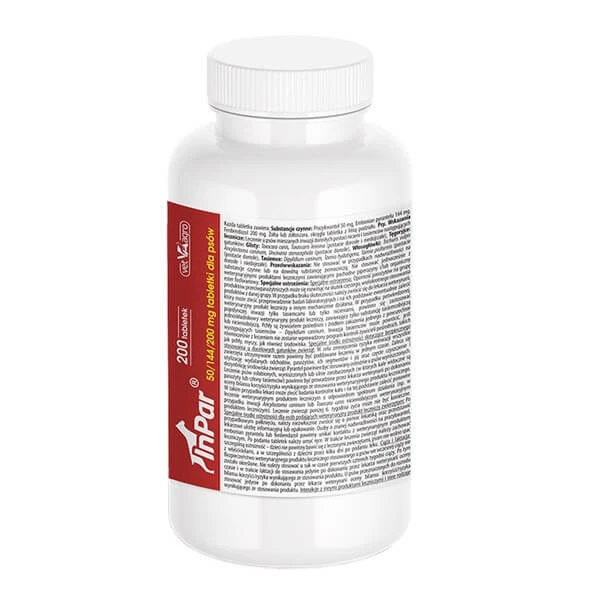 InPar 50/144/200 mg, Tabletten für Hunde, 200 Stück