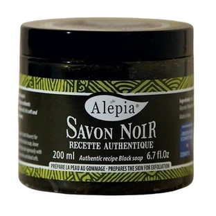 Alepia, mydło, czarne, peelingujące, 200 g
