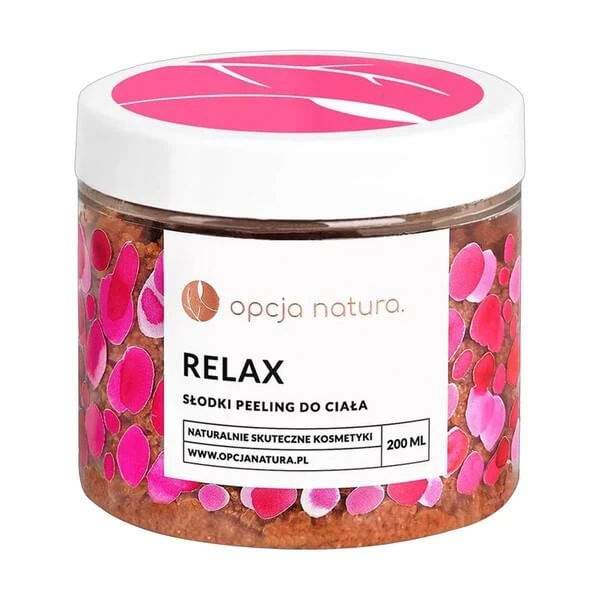 Option Natura Relax, süßes Körperpeeling, 200 ml